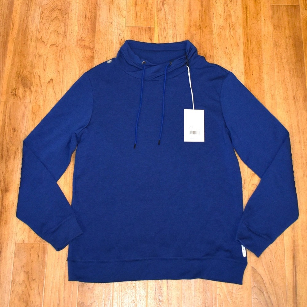 Alpha Tauri ATA Faro V2.02 Pullover Mens Large Blue NEW Funnel Neck Sweatshirt